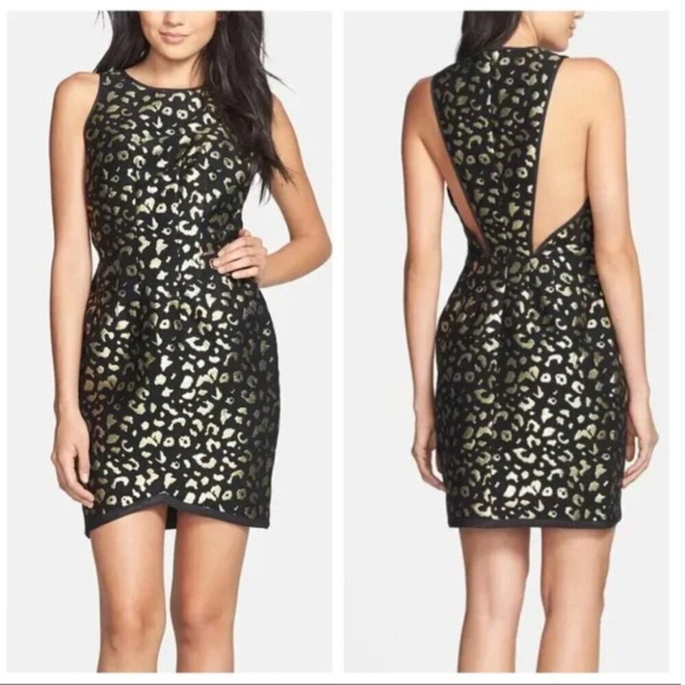 KEEPSAKE the Label Sweet Life Leopard Print Dress Size XS EUC